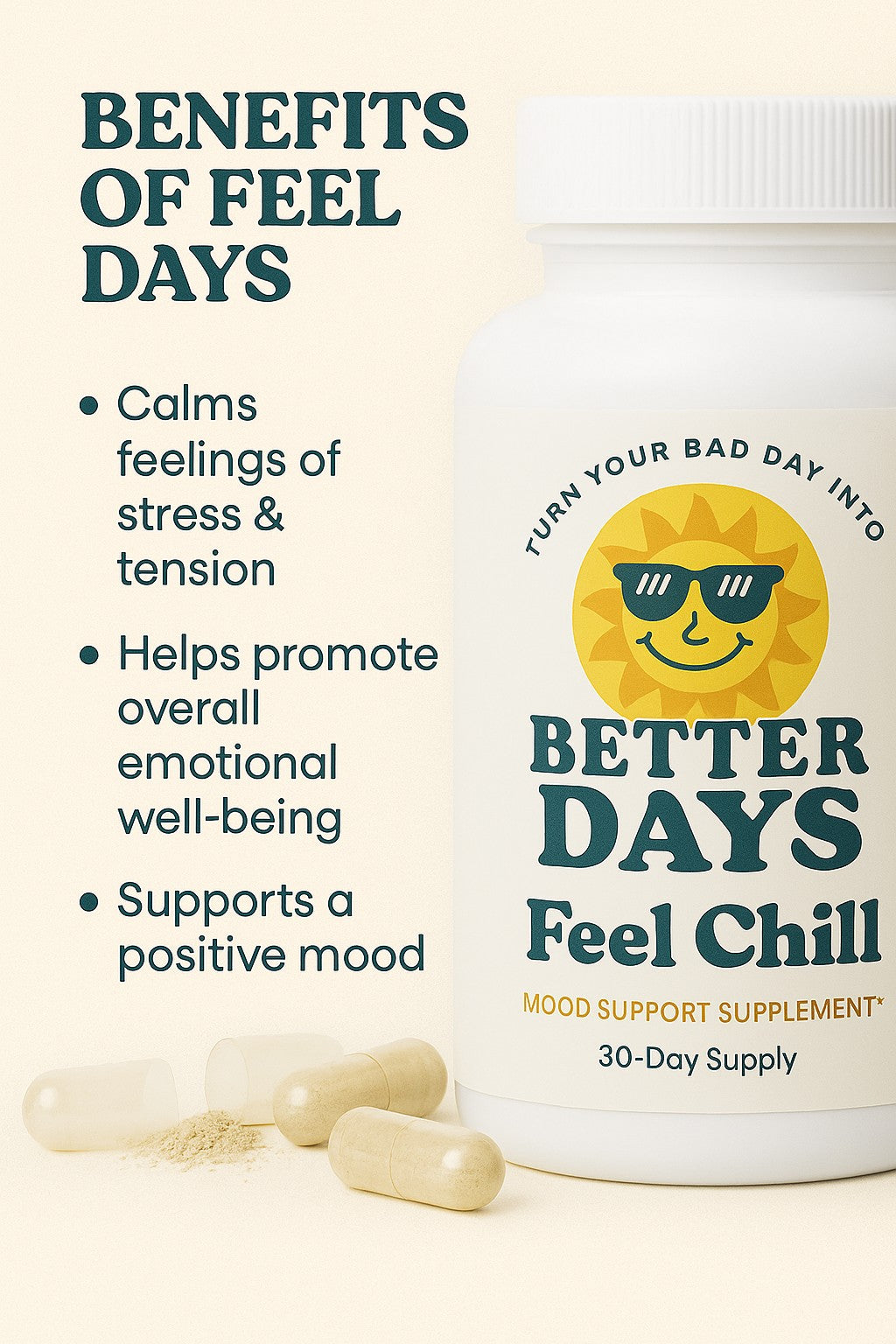 Feel Chill- Natural Mood & Stress Support for Better Days